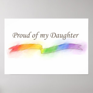Proud of my Daughter Poster
