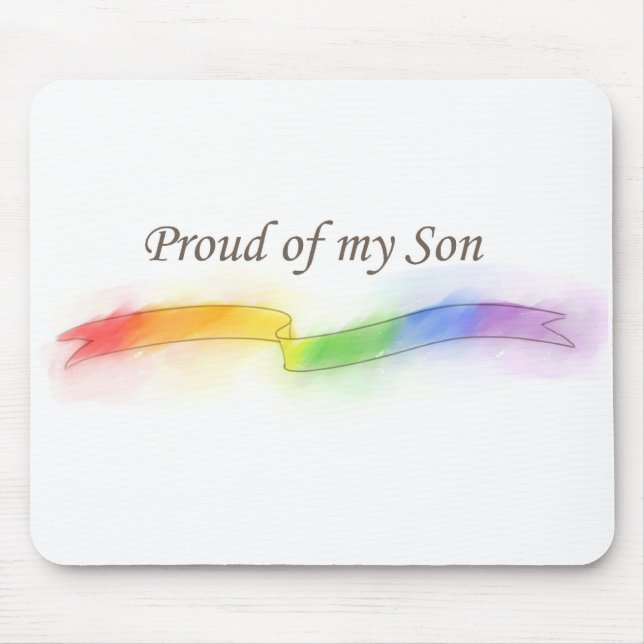 Proud of my Son Mouse Mat (Front)