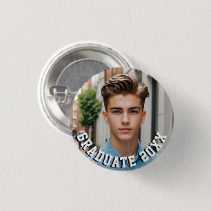 Proud of our Graduate 20XX Graduation Photo 3 Cm Round Badge