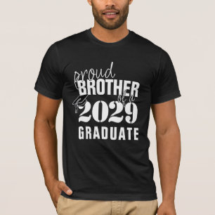 Proud of Our Graduate Brother with Cap and Year T-Shirt