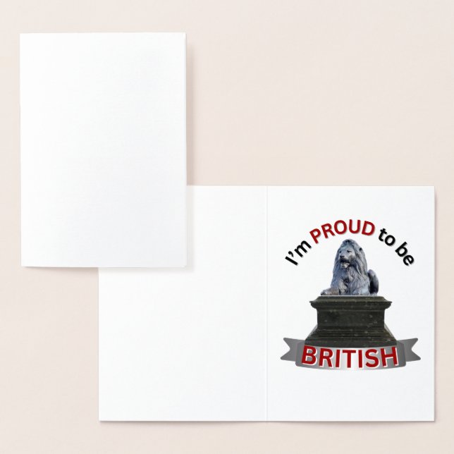 Proud of Our Isles  Foil Card (Display)