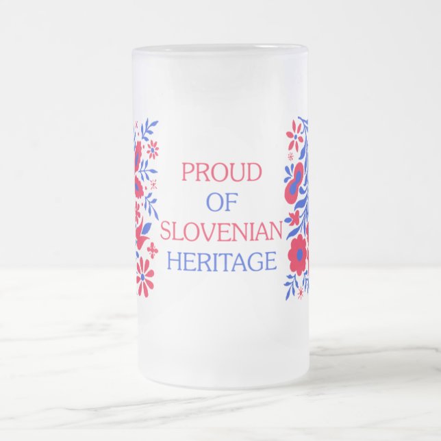 Proud Of Slovenian Heritage Mug (Center)