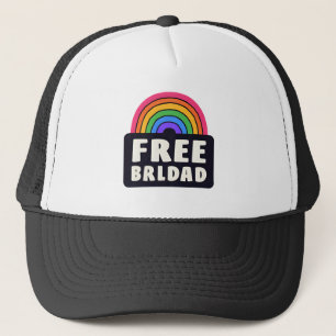 Proud of Who I Am – LGBTQ+ Pride Quote Trucker Hat