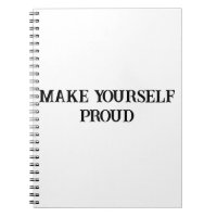 Proud of You Motivational Women’s Notebook