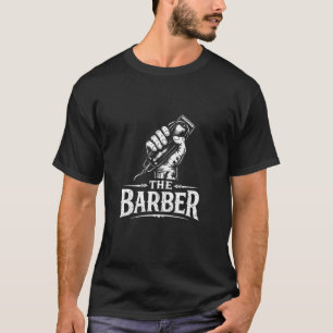 Proud Old School Vintage Hair Stylist The Barber T-Shirt