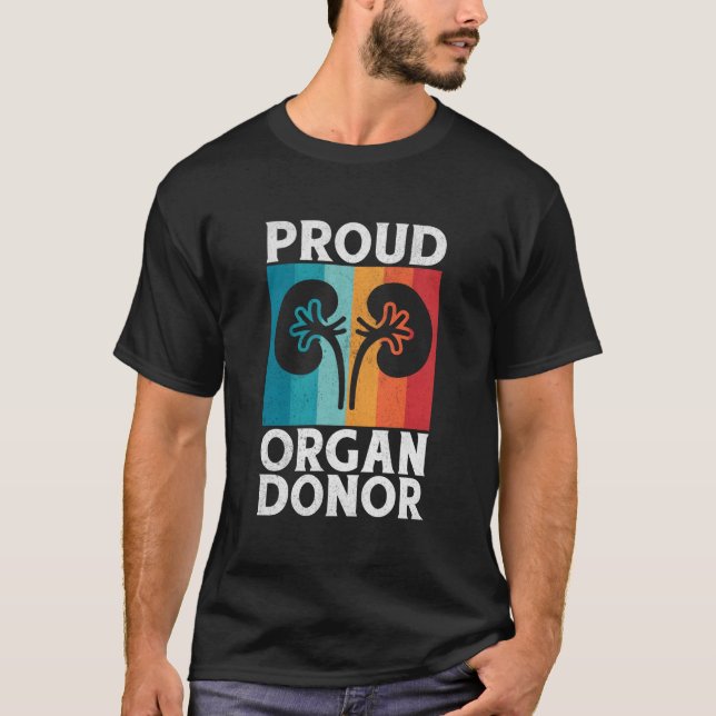 Proud Organ Donor T-Shirt (Front)