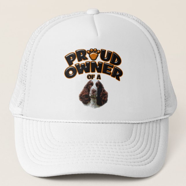 Proud Owner of a Springer Spaniel Trucker Hat (Front)