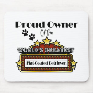 Proud Owner World's Greatest Flat-Coated Retriever Mouse Mat