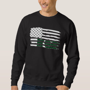 Proud Pakistani American Flag Pakistan Heritage US Sweatshirt