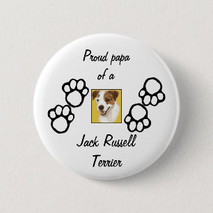 Proud Papa (+) 6 Cm Round Badge