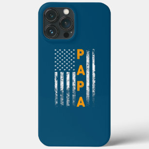 Proud Papa Funny Fathers Day From Grandchildren  Case-Mate iPhone Case