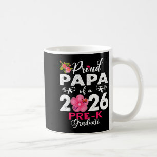 Proud papa of 2026 pre-k graduate mothers day coffee mug