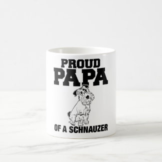 Proud Papa of a Schnauzer Mug