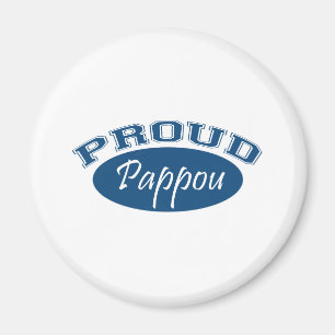Proud Pappou (Blue) Magnet
