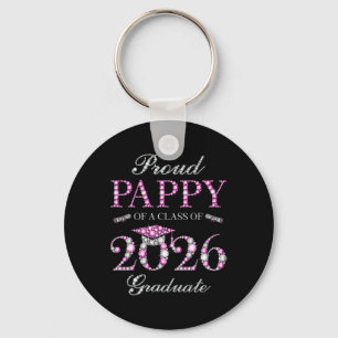 Proud Pappy Of A Cl Of 2026 Graduate  Key Ring