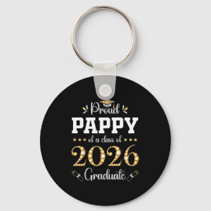 Proud pappy of a class of 2026 graduate graduation key ring
