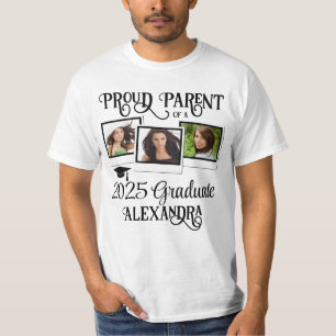 Proud Parent 2025 Graduate Graduation Photo T-Shirt