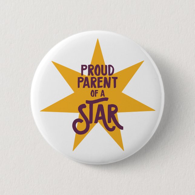 Proud Parent 6 Cm Round Badge (Front)