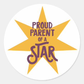 Proud Parent Classic Round Sticker