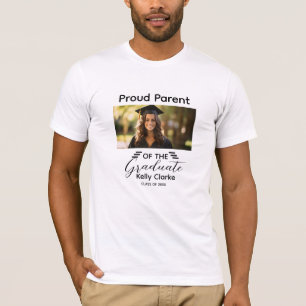 Proud Parent Grad Shirt - Photo Tshirt Mum Dad Gif