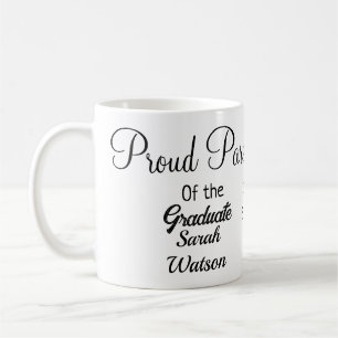 proud parent graduate add photo name class year coffee mug