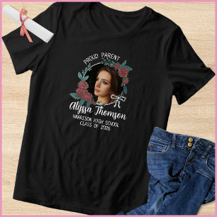Proud Parent High School Class Of 2026 Photo Tri-Blend Shirt