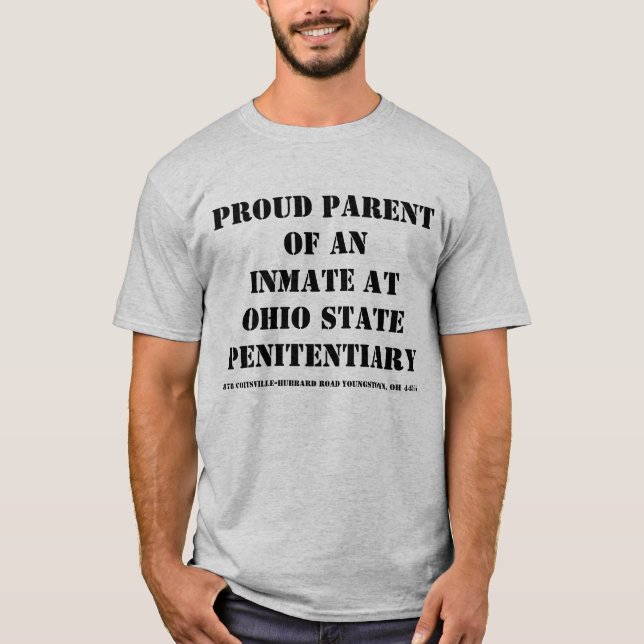 Proud Parent Inmate TShirt (Front)