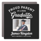 Proud Parent of a 2025 Graduate Black Custom Photo