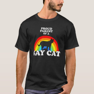 Proud Parent Of A Gay Cat Apparel T-Shirt
