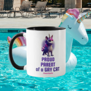 Proud Parent of a Gay Cat Mug