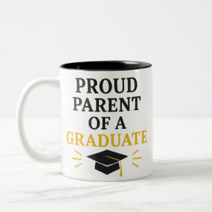 Proud Parent of a Graduate Two-Tone Coffee Mug