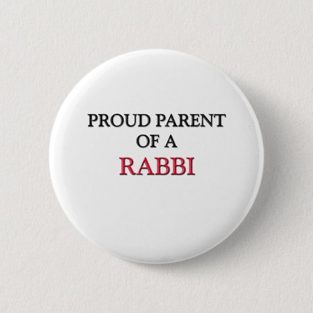 Proud Parent Of A RABBI 6 Cm Round Badge (Front)
