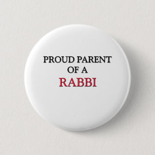 Proud Parent Of A RABBI 6 Cm Round Badge