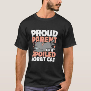 Proud Parent Of A Spoiled Korat Cat Cat Breed Kora T-Shirt