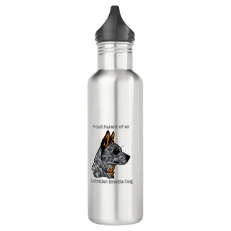 Proud Parent of an Australian Brattle Dog 710 Ml Water Bottle