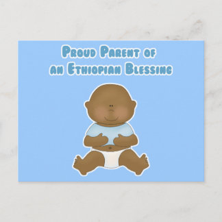 Proud Parent of an Ethiopian Blessing Postcard