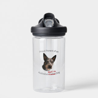 Proud Parent of Australian Brattle Dog Strike Water Bottle