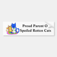 Proud Parent Of Spoiled Rotten Cats