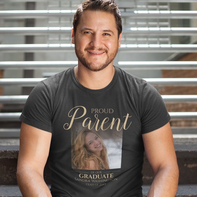 Proud Parent | Photo Graduation T-Shirt (Creator Uploaded)