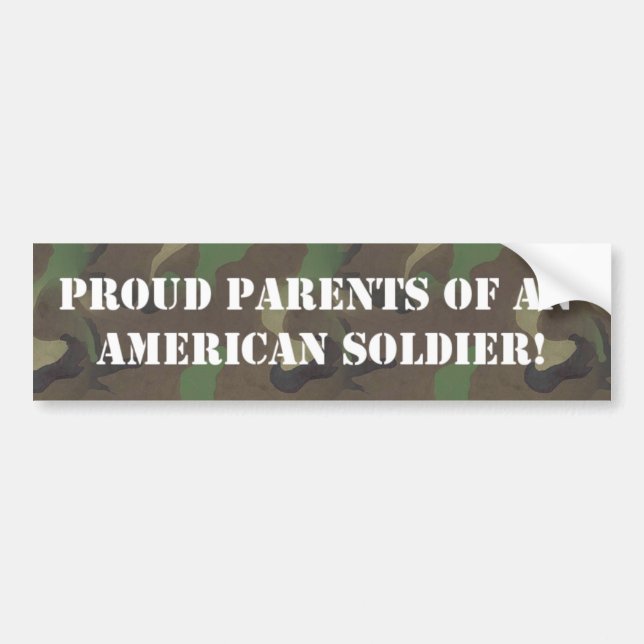 Proud Parents Bumper Sticker (Front)