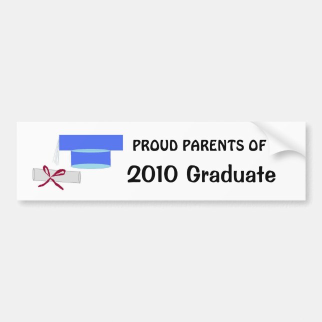 Proud Parents Bumper Sticker (Front)