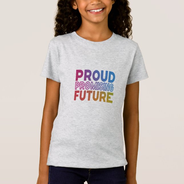 Proud Past, Promising Future Kids T-Shirt (Front)