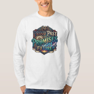 Proud Past Promising Future Patriotic T-Shirt Desi