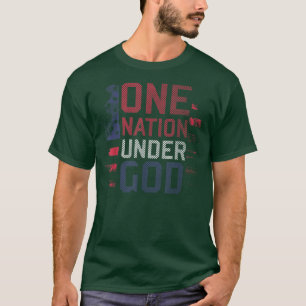 Proud Patriotic American US Flag Liberty 4th Of Ju T-Shirt