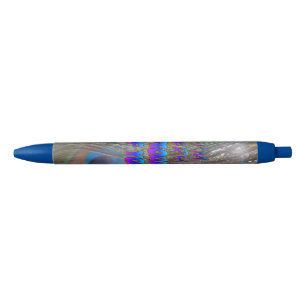 Proud Peacock Feathers Graduation Pen