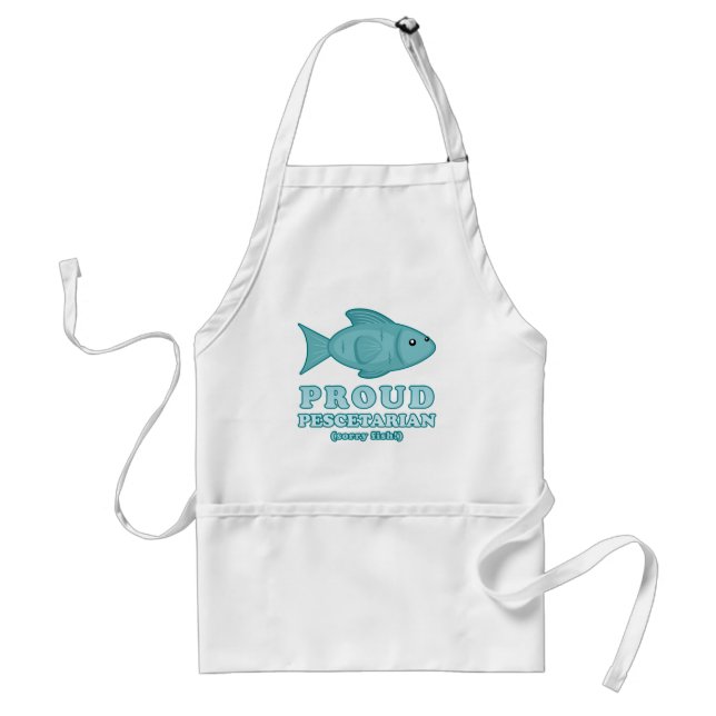 Proud Pescetarian Standard Apron (Front)