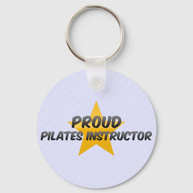Proud Pilates Instructor Key Ring (Front)