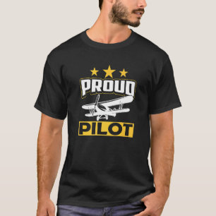Proud Pilot Aircraft Small Aeroplane Private T-Shirt