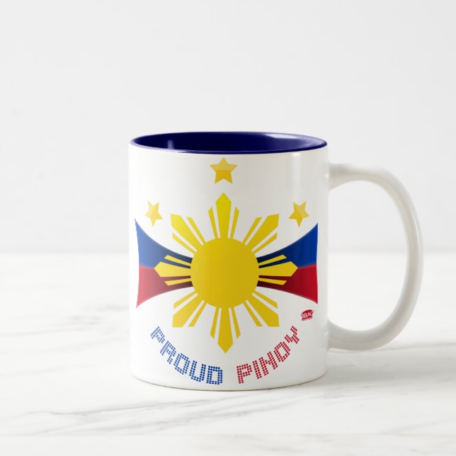 Proud Pinoy Two-Tone Coffee Mug (Right)