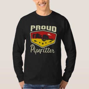 Proud Pipefitter Job Profession Worker Plumber T-Shirt